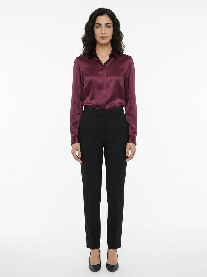 Dolce &amp; Gabbana Sample Sale | Dolce &amp; Gabbana Purple Silk Shirt - | Designer outlet