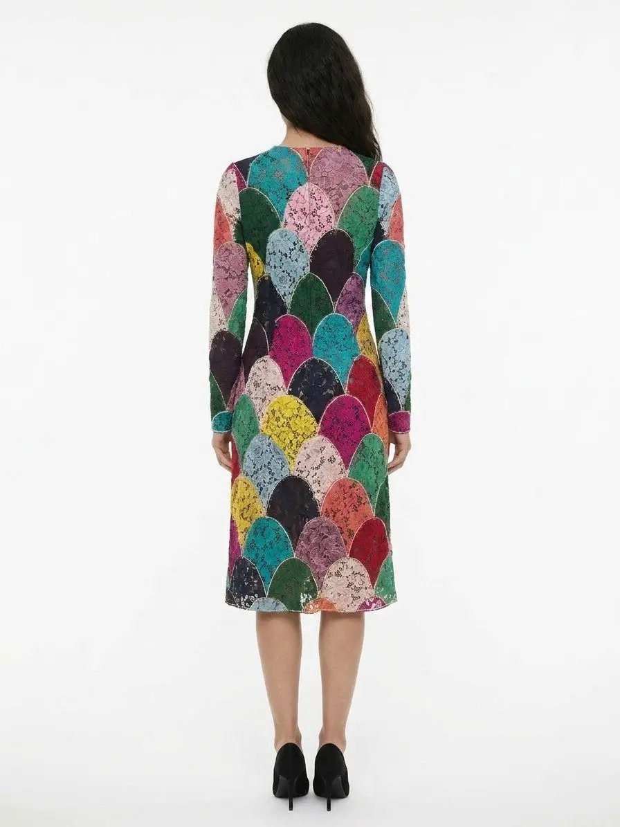 Dolce &amp; Gabbana Sample Sale | Dolce &amp; Gabbana Multicolor Cotton Casual Dress - | Designer outlet