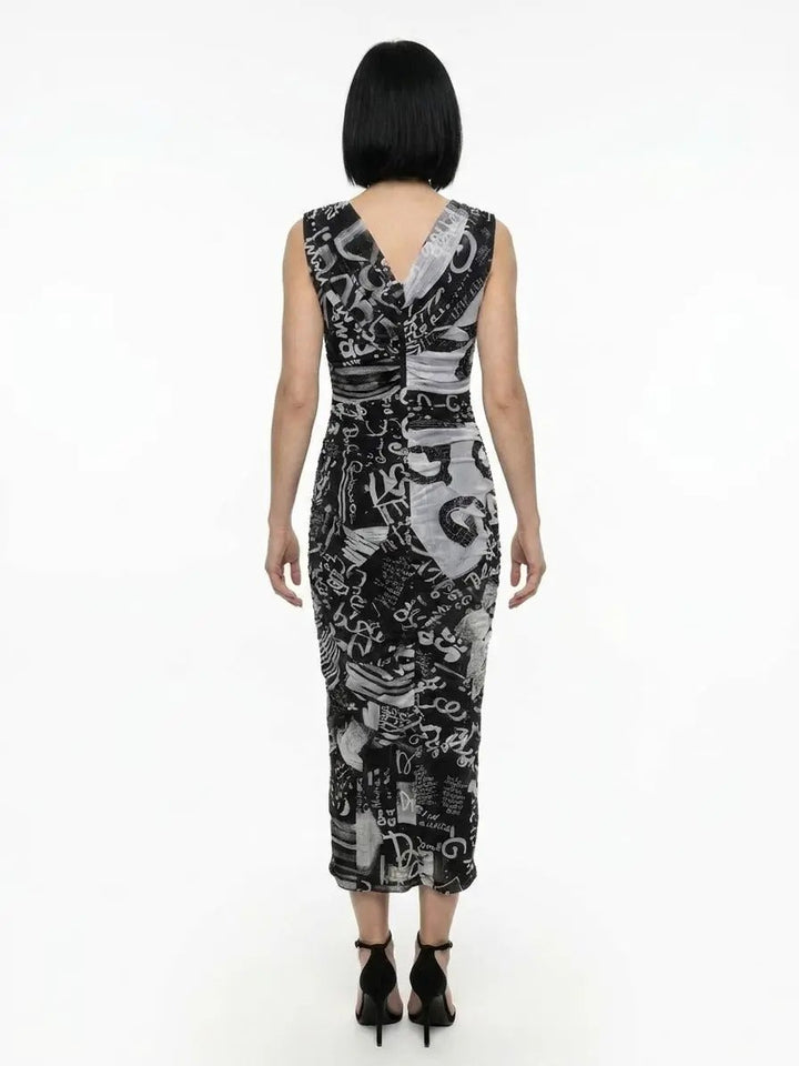 Dolce &amp; Gabbana Sample Sale | Dolce &amp; Gabbana Bicolor Elastane Casual Dress - | Designer outlet