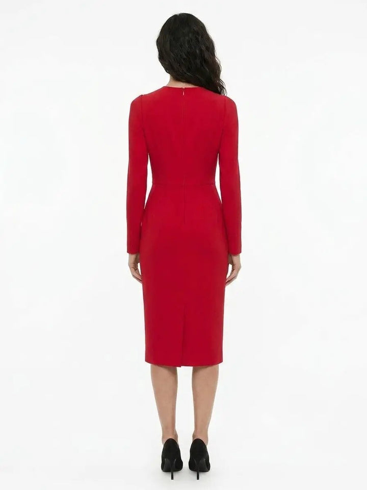 Dolce &amp; Gabbana Sample Sale | Dolce &amp; Gabbana Red Acetate Casual Dress - | Designer outlet