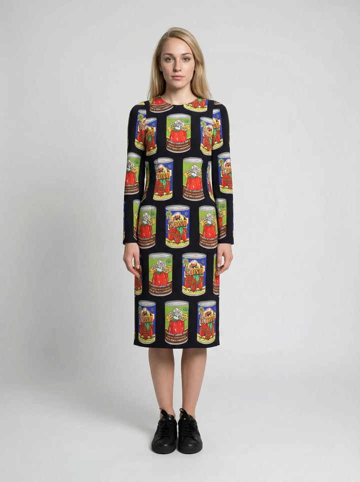 Dolce &amp; Gabbana Sample Sale | Dolce &amp; Gabbana Multicolor Elastane Casual Dress - | Designer outlet
