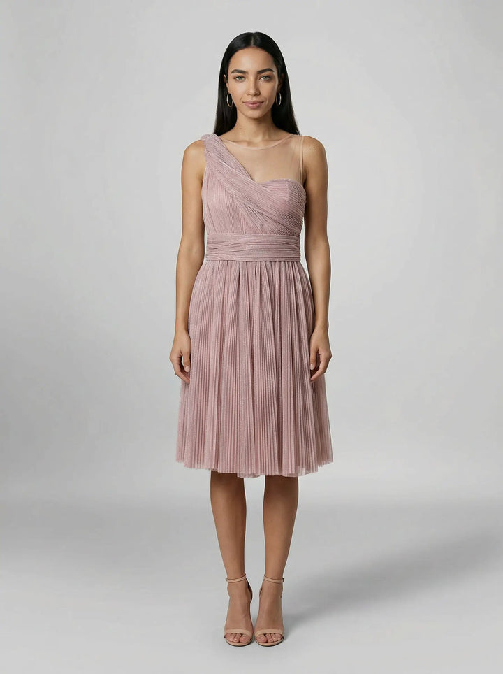 Dolce &amp; Gabbana Sample Sale | Dolce &amp; Gabbana Purple Cotton Cocktail Dress - | Designer outlet