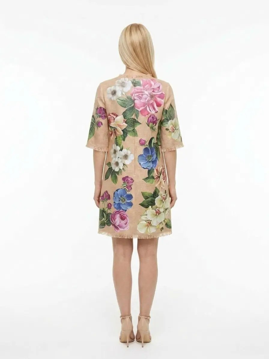 Dolce &amp; Gabbana Sample Sale | Dolce &amp; Gabbana Multicolor Cotton Casual Dress - | Designer outlet