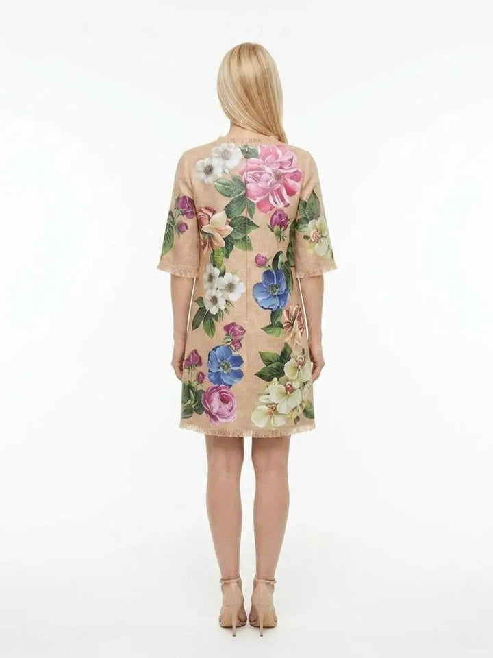 Dolce &amp; Gabbana Sample Sale | Dolce &amp; Gabbana Multicolor Cotton Casual Dress - | Designer outlet