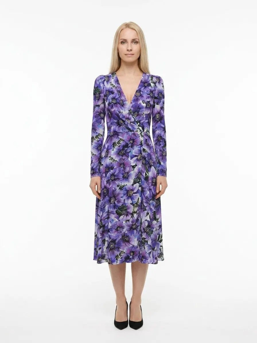 Dolce &amp; Gabbana Sample Sale | Dolce &amp; Gabbana Multicolor Silk Casual Dress - | Designer outlet