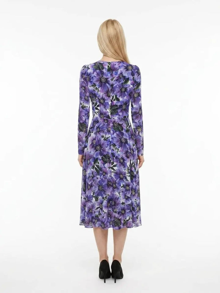 Dolce &amp; Gabbana Sample Sale | Dolce &amp; Gabbana Multicolor Silk Casual Dress - | Designer outlet