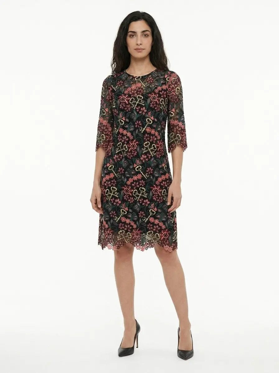 Dolce &amp; Gabbana Sample Sale | Dolce &amp; Gabbana Multicolor Cotton Casual Dress - | Designer outlet