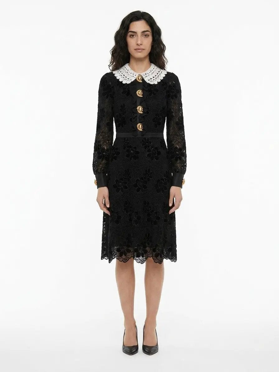 Dolce &amp; Gabbana Sample Sale | Dolce &amp; Gabbana Black Polyester Cocktail Dress - | Designer outlet