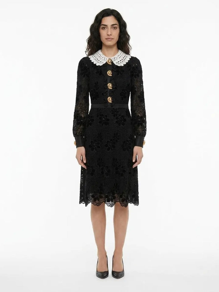 Dolce &amp; Gabbana Sample Sale | Dolce &amp; Gabbana Black Polyester Cocktail Dress - | Designer outlet