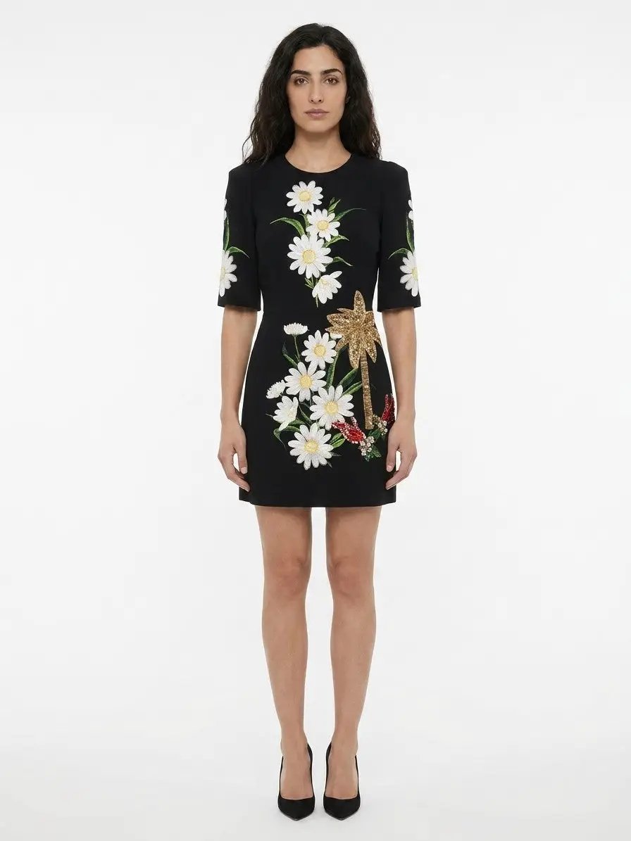 Dolce &amp; Gabbana Sample Sale | Dolce &amp; Gabbana Multicolor Wool Casual Dress - | Designer outlet