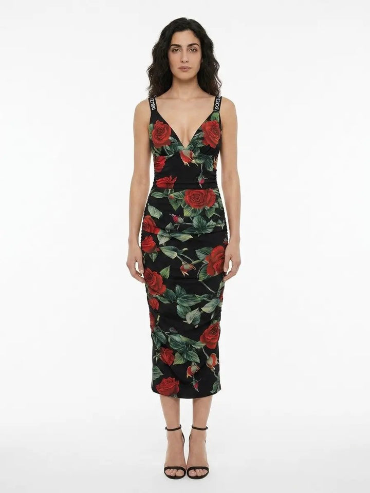 Dolce &amp; Gabbana Sample Sale | Dolce &amp; Gabbana Multicolor Elastane Casual Dress - | Designer outlet