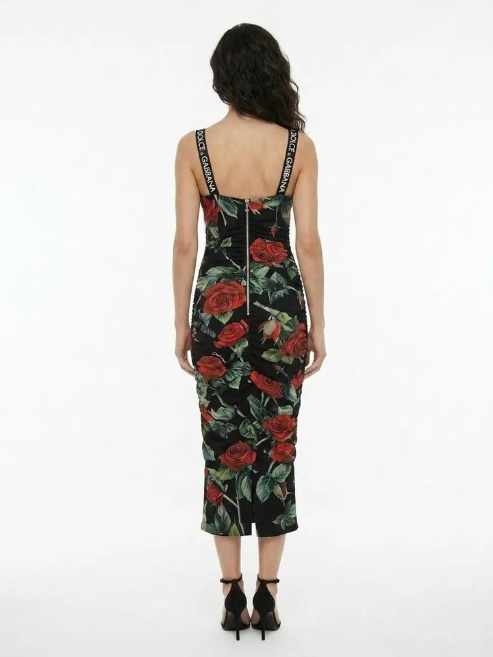 Dolce &amp; Gabbana Sample Sale | Dolce &amp; Gabbana Multicolor Elastane Casual Dress - | Designer outlet