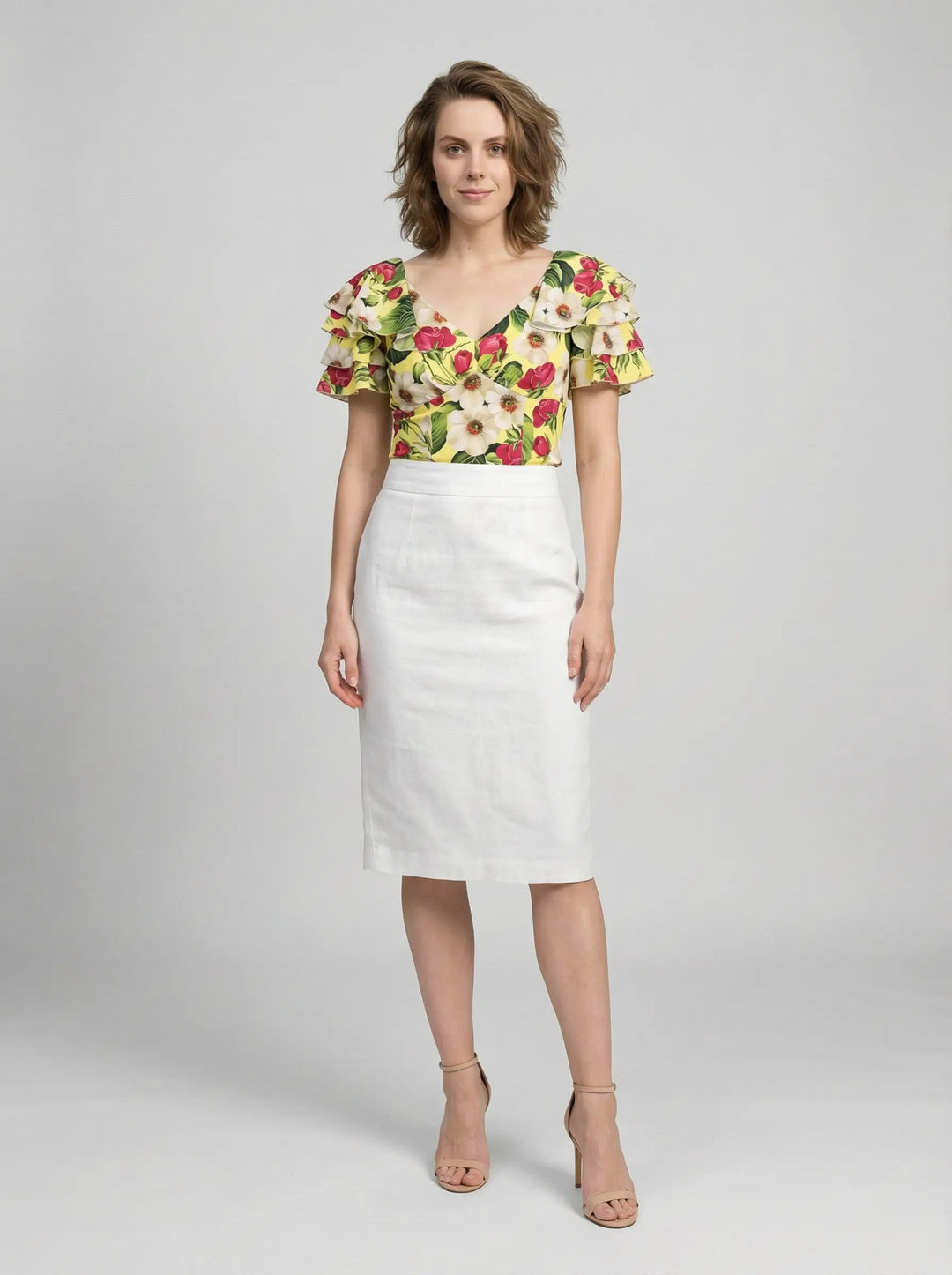 Dolce &amp; Gabbana Sample Sale | Dolce &amp; Gabbana Multicolor Elastane Pattern Shirt - | Designer outlet