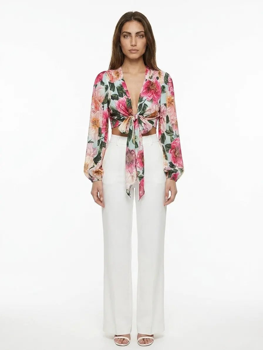 Dolce &amp; Gabbana Sample Sale | Dolce &amp; Gabbana Multicolor Elastane Pattern Shirt - | Designer outlet