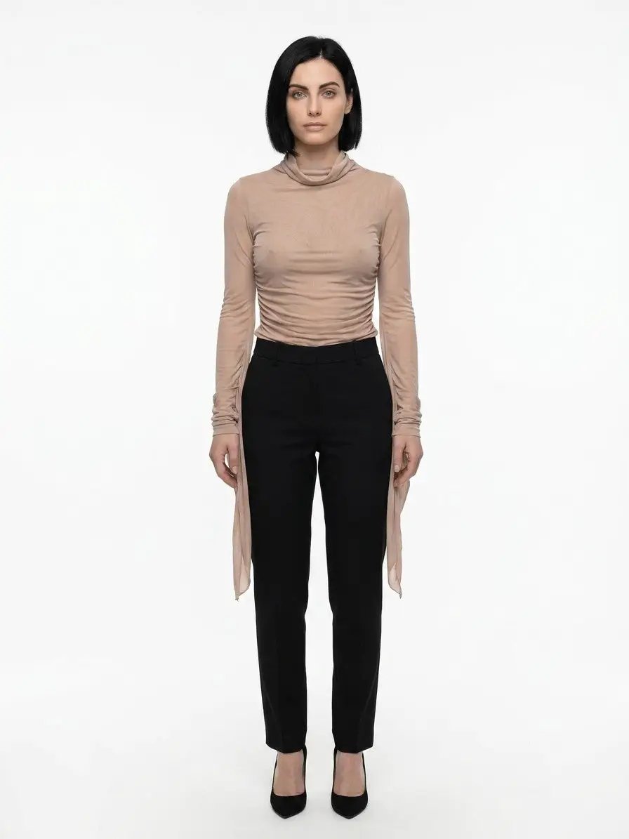 Dolce &amp; Gabbana Sample Sale | Dolce &amp; Gabbana Purple Viscose Casual Pants - | Designer outlet