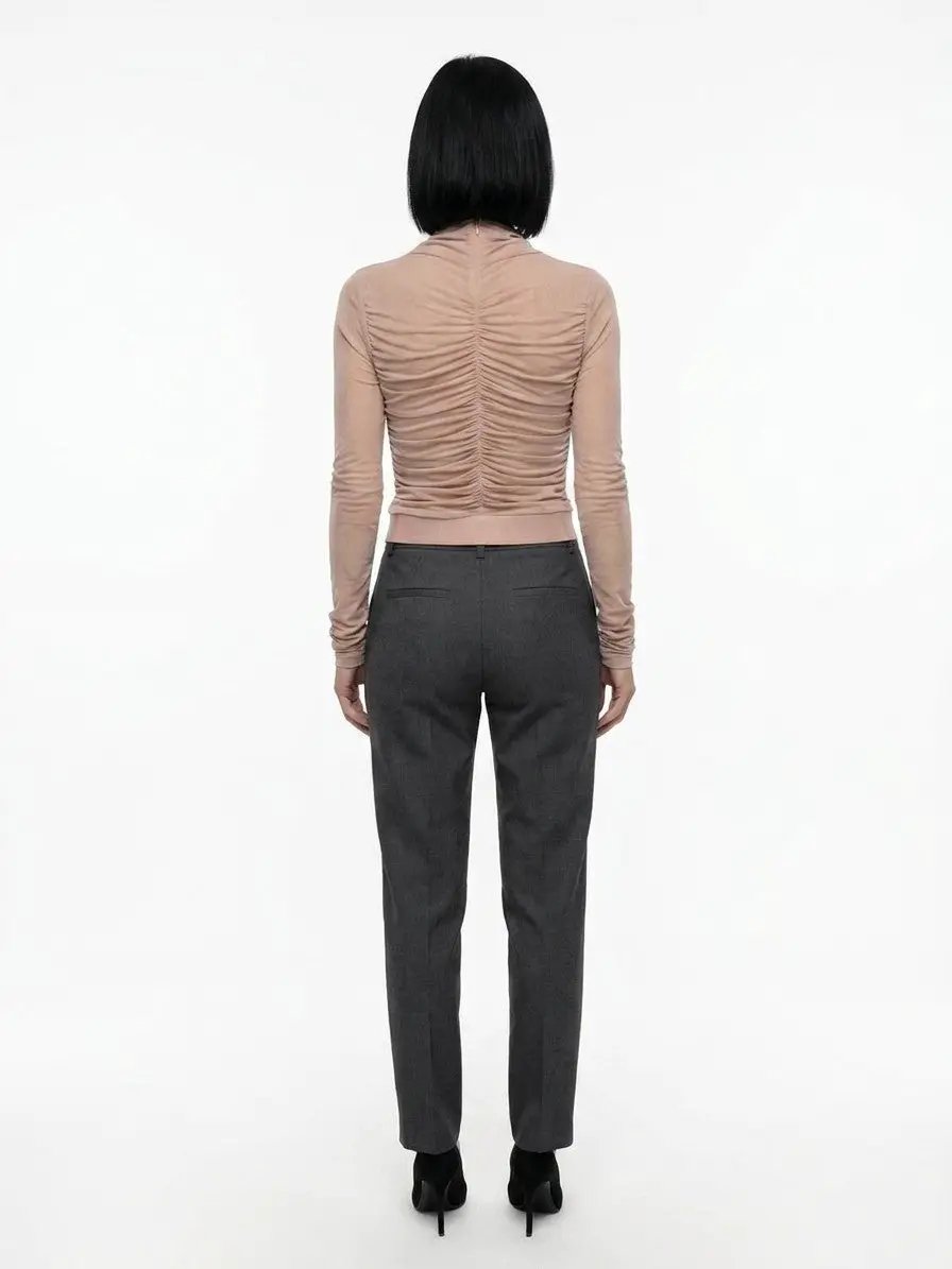 Dolce & Gabbana Sample Sale | Dolce & Gabbana Purple Viscose Casual Pants - | Designer outlet