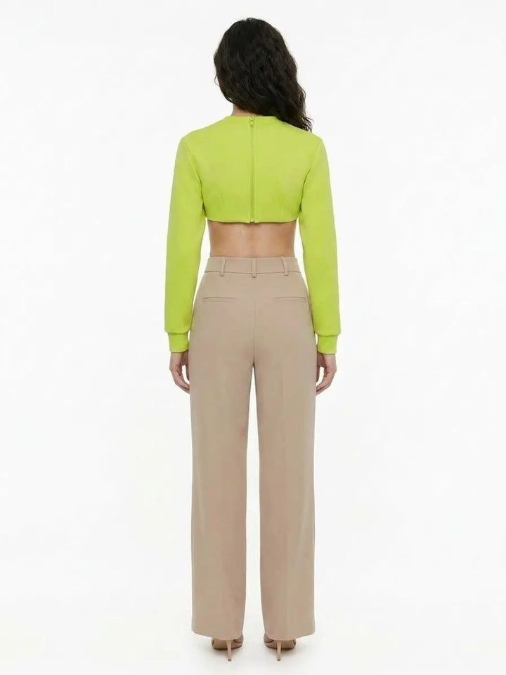 Dolce &amp; Gabbana Sample Sale | Dolce &amp; Gabbana Green Elastane Long Sleeve T-Shirt - | Designer outlet