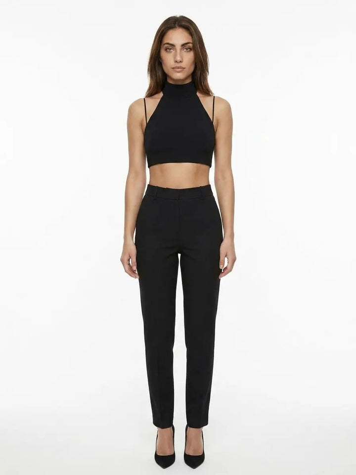 Dolce &amp; Gabbana Sample Sale | Dolce &amp; Gabbana Black Elastane Skinny Pants - | Designer outlet