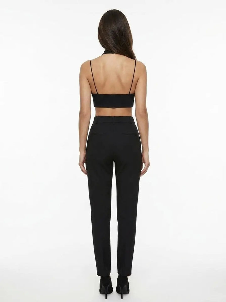 Dolce &amp; Gabbana Sample Sale | Dolce &amp; Gabbana Black Elastane Skinny Pants - | Designer outlet