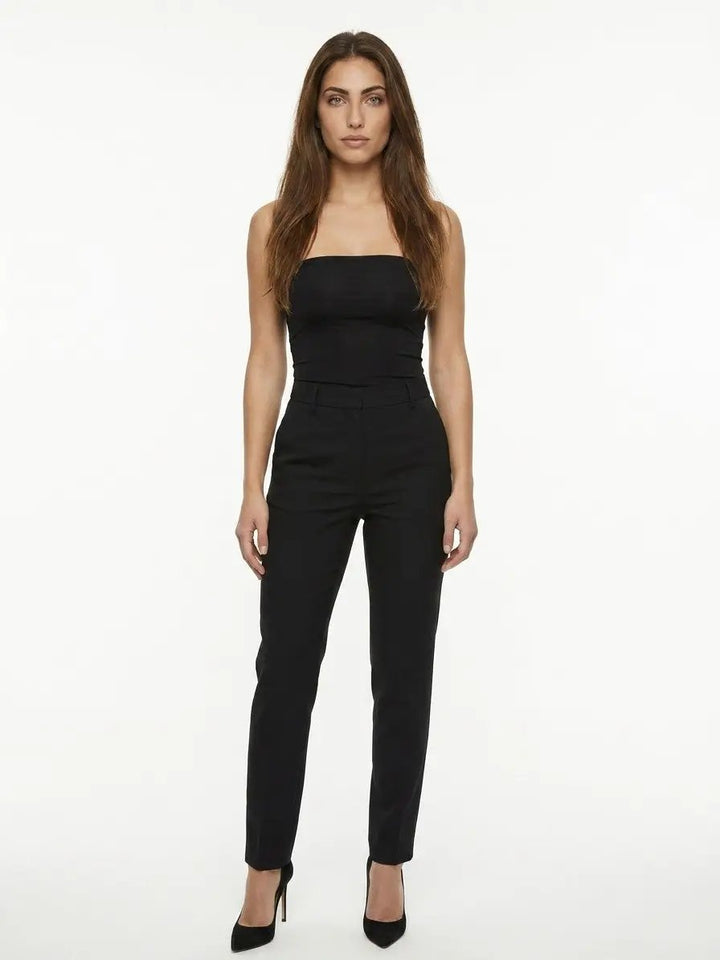 Dolce &amp; Gabbana Sample Sale | Dolce &amp; Gabbana Black Elastane Sleeveles T-Shirt - | Designer outlet