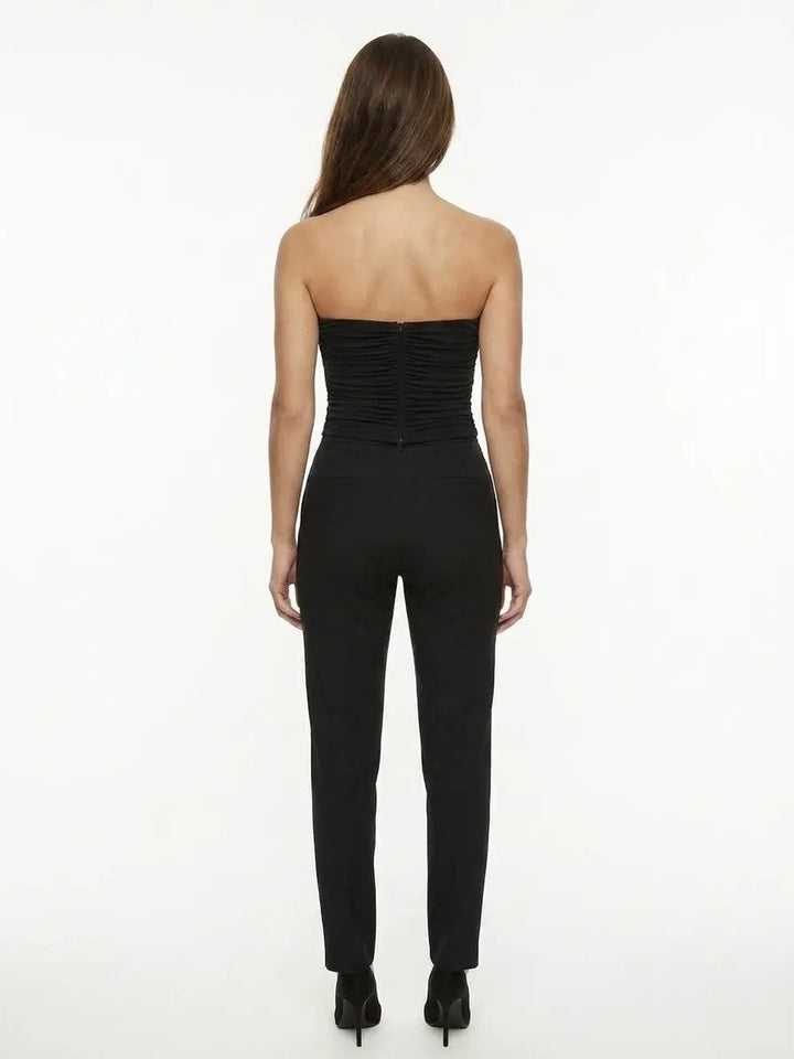 Dolce &amp; Gabbana Sample Sale | Dolce &amp; Gabbana Black Elastane Sleeveles T-Shirt - | Designer outlet