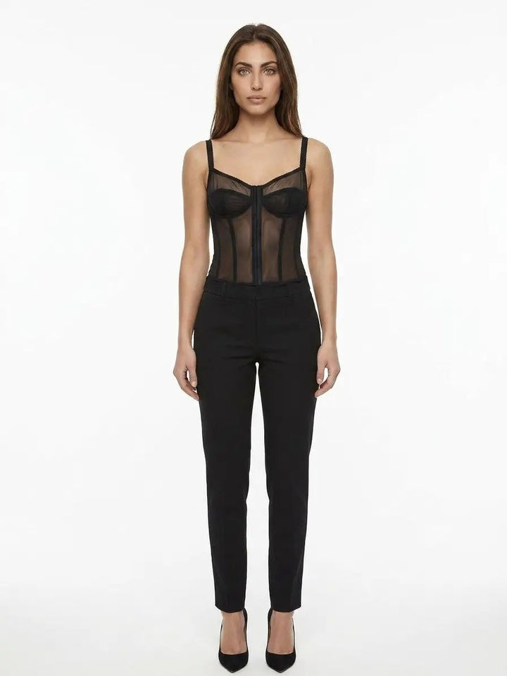 Dolce &amp; Gabbana Sample Sale | Dolce &amp; Gabbana Black Elastane Bodysuit - | Designer outlet