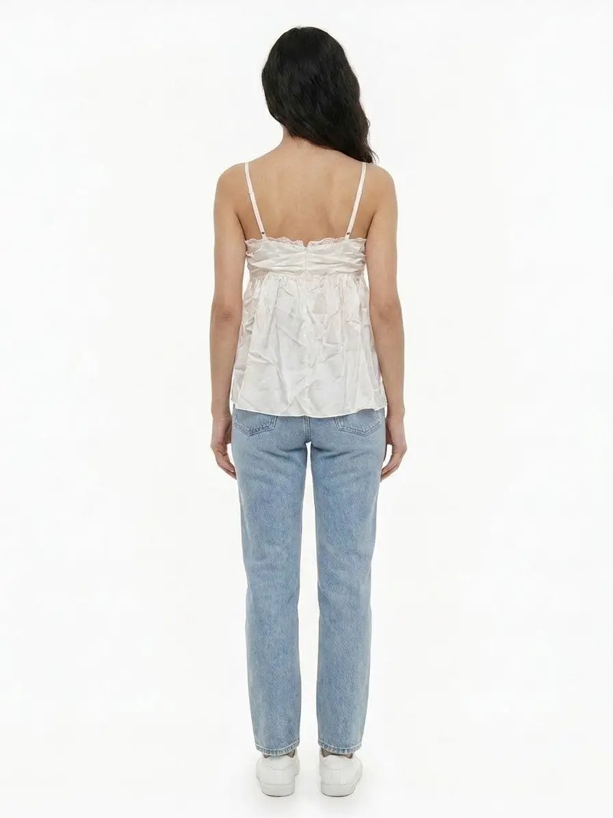 Dolce &amp; Gabbana Sample Sale | Dolce &amp; Gabbana White Silk Blouse - | Designer outlet