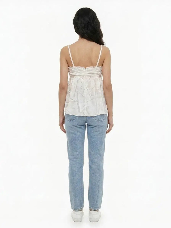 Dolce &amp; Gabbana Sample Sale | Dolce &amp; Gabbana White Silk Blouse - | Designer outlet
