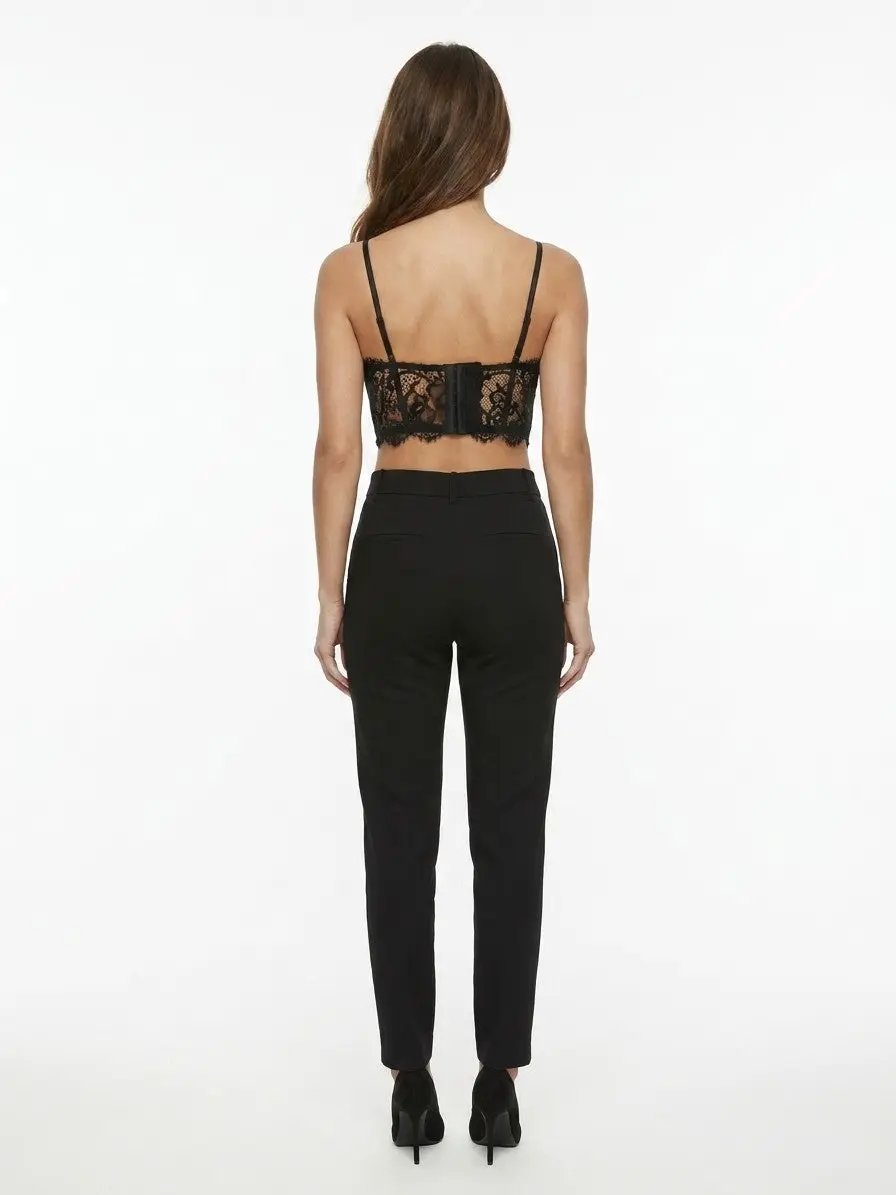 Dolce &amp; Gabbana Sample Sale | Dolce &amp; Gabbana Black Elastane Skinny Pants - | Designer outlet