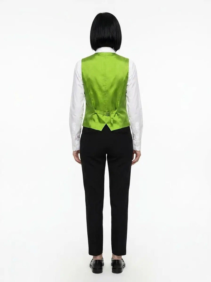 Dolce &amp; Gabbana Sample Sale | Dolce &amp; Gabbana Green Elastane Waistcoat - | Designer outlet