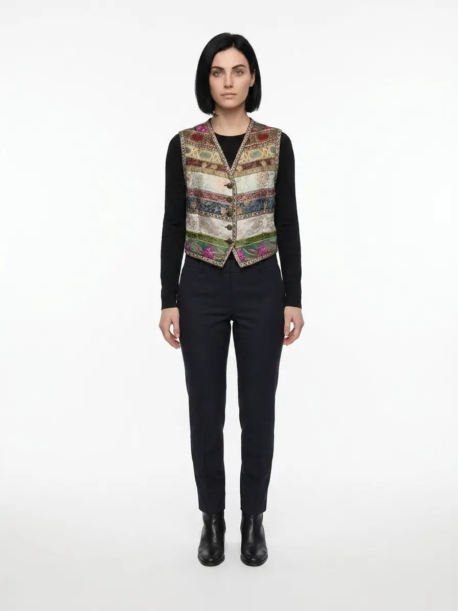 Dolce &amp; Gabbana Sample Sale | Dolce &amp; Gabbana Multicolor Polyamide Waistcoat - | Designer outlet