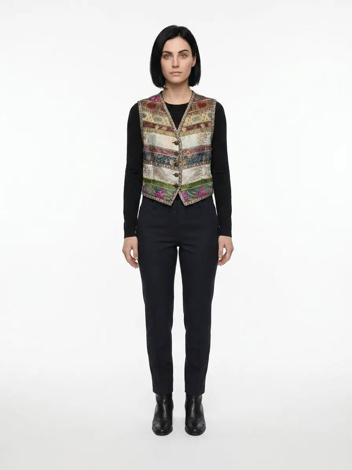 Dolce &amp; Gabbana Sample Sale | Dolce &amp; Gabbana Multicolor Polyamide Waistcoat - | Designer outlet