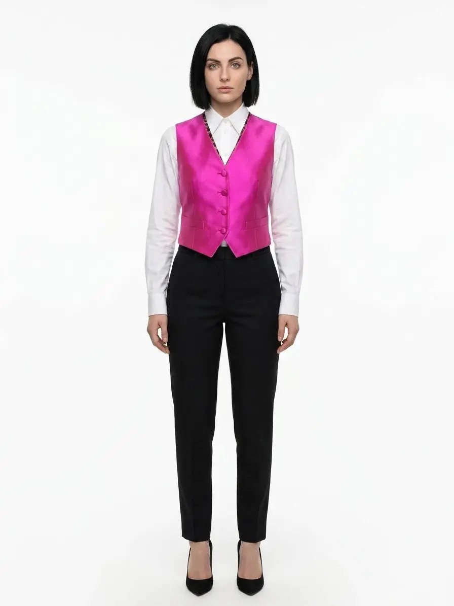 Dolce &amp; Gabbana Sample Sale | Dolce &amp; Gabbana Pink Polyamide Waistcoat - | Designer outlet