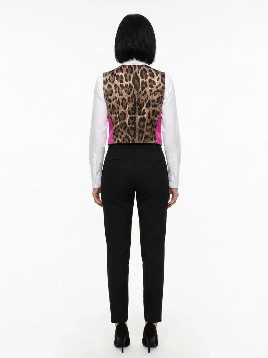 Dolce &amp; Gabbana Sample Sale | Dolce &amp; Gabbana Pink Polyamide Waistcoat - | Designer outlet