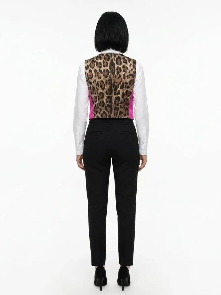 Dolce &amp; Gabbana Sample Sale | Dolce &amp; Gabbana Pink Polyamide Waistcoat - | Designer outlet