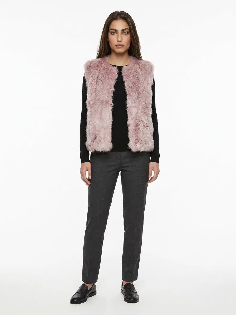 Dolce &amp; Gabbana Sample Sale | Dolce &amp; Gabbana Pink Silk Sleeveless Jacket - | Designer outlet