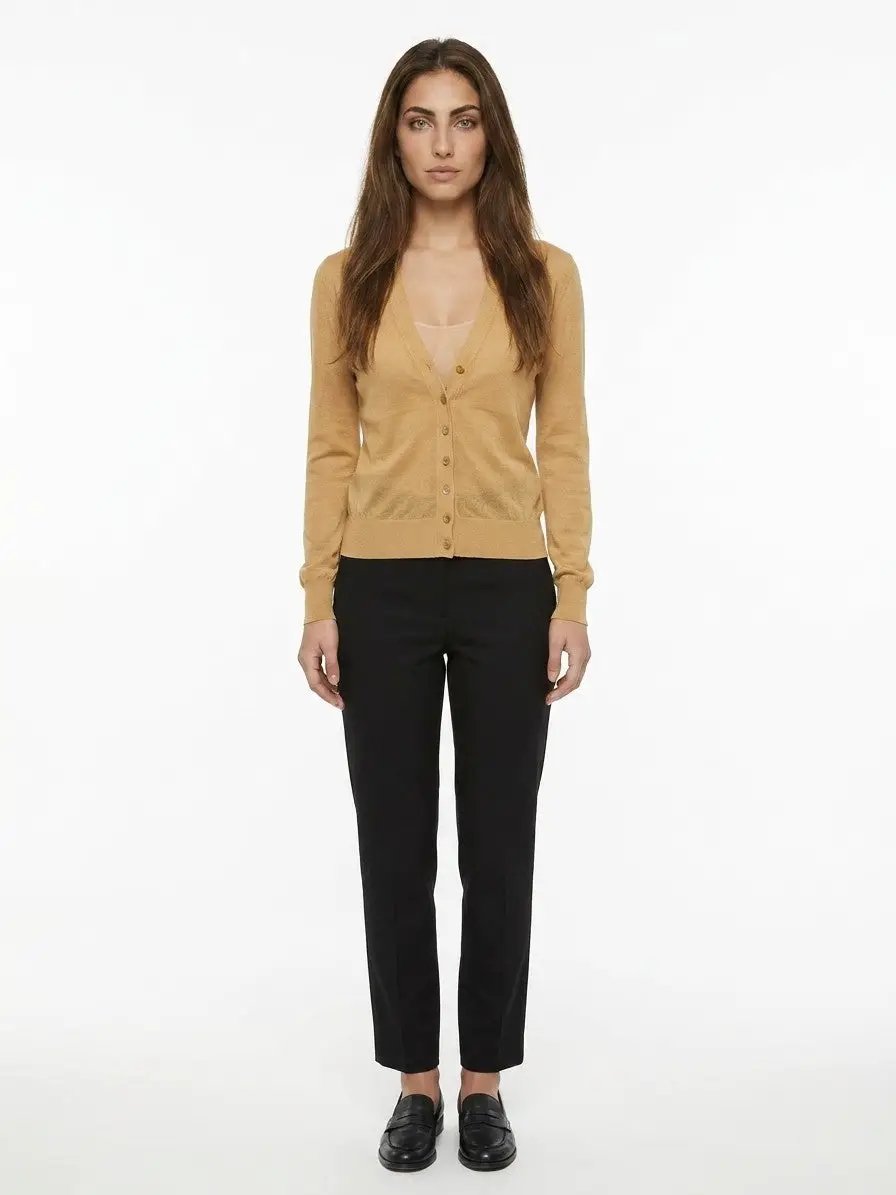Dolce &amp; Gabbana Sample Sale | Dolce &amp; Gabbana Yellow Cotton Cardigan - | Designer outlet