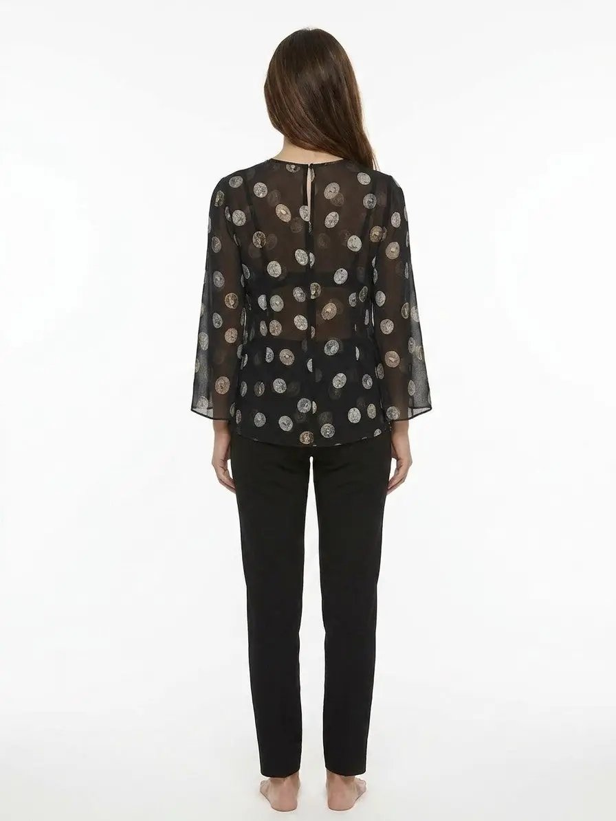 Dolce &amp; Gabbana Sample Sale | Dolce &amp; Gabbana Multicolor Silk Pattern Shirt - | Designer outlet