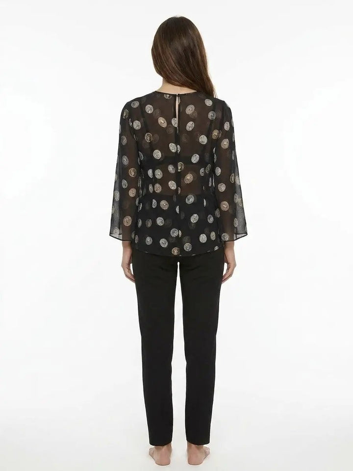 Dolce &amp; Gabbana Sample Sale | Dolce &amp; Gabbana Multicolor Silk Pattern Shirt - | Designer outlet