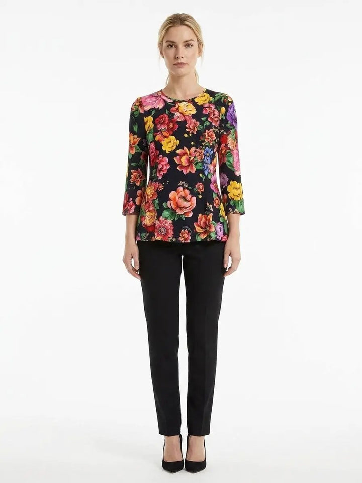 Dolce &amp; Gabbana Sample Sale | Dolce &amp; Gabbana Multicolor Elastane Pattern Shirt - | Designer outlet