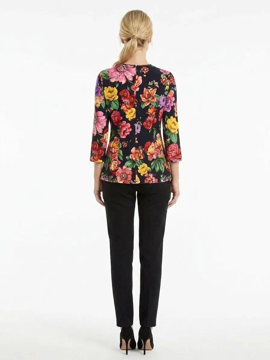 Dolce &amp; Gabbana Sample Sale | Dolce &amp; Gabbana Multicolor Elastane Pattern Shirt - | Designer outlet