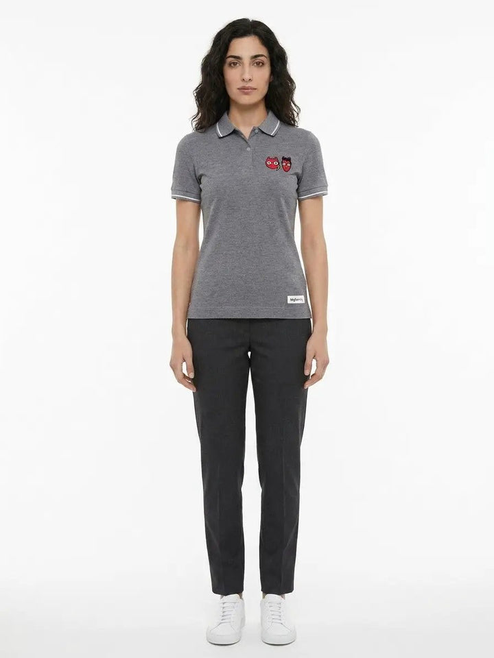 Dolce &amp; Gabbana Sample Sale | Dolce &amp; Gabbana Gray Cotton Polo Shirt - | Designer outlet