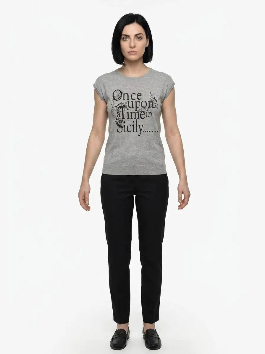 Dolce &amp; Gabbana Sample Sale | Dolce &amp; Gabbana Gray Polyamide T-Shirt - | Designer outlet