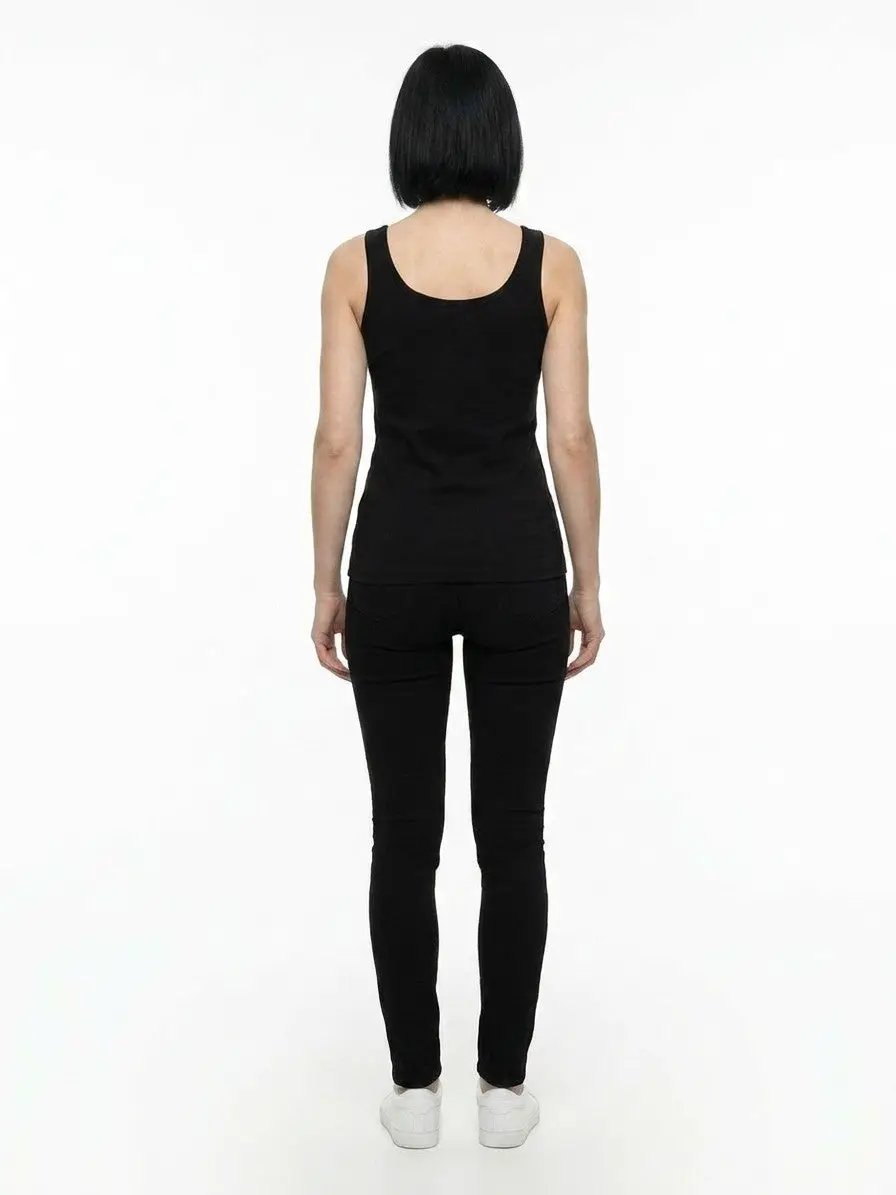 Dolce &amp; Gabbana Sample Sale | Dolce &amp; Gabbana Black Cotton Tank Tops - | Designer outlet