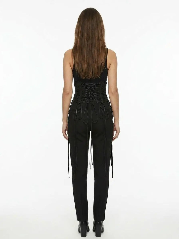 Dolce &amp; Gabbana Sample Sale | Dolce &amp; Gabbana Black Lambskin High-Waist Belt - | Designer outlet