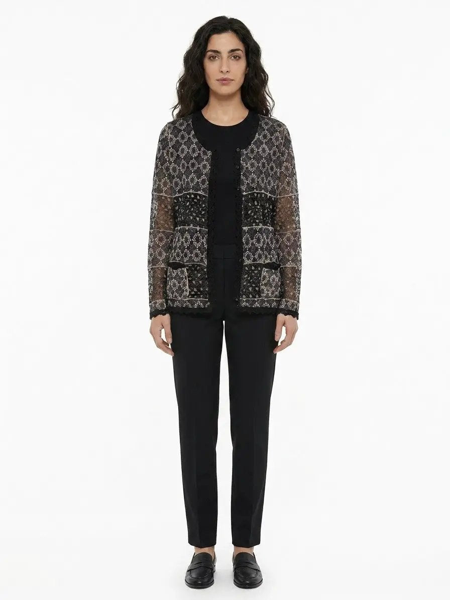 Dolce &amp; Gabbana Sample Sale | Dolce &amp; Gabbana Blue Silk Cardigan - | Designer outlet