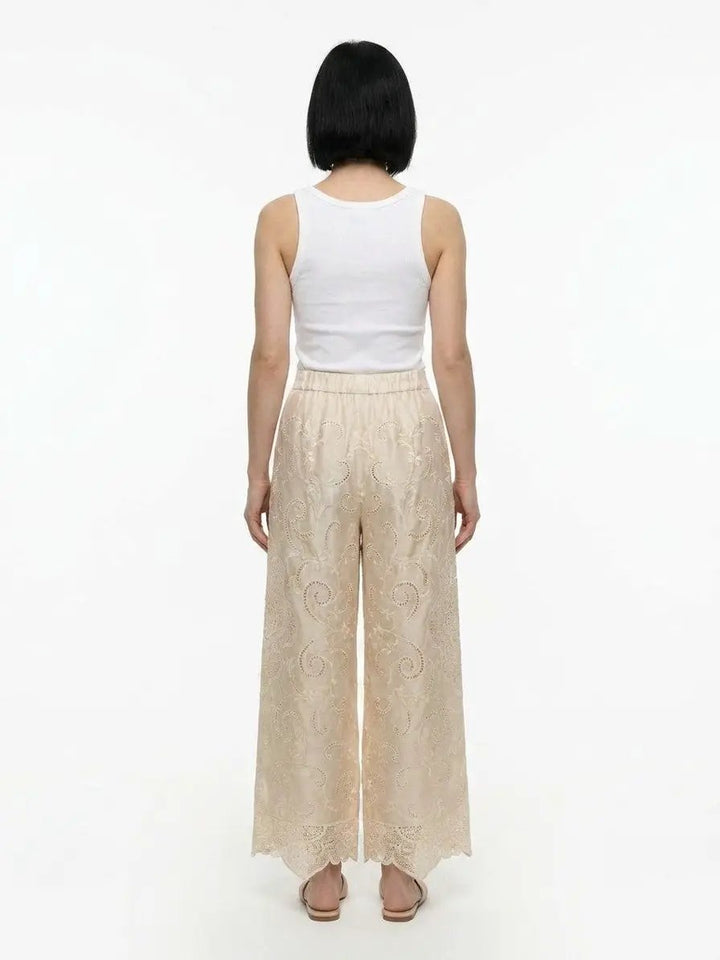 Dolce &amp; Gabbana Sample Sale | Dolce &amp; Gabbana White Cotton Casual Pants - | Designer outlet
