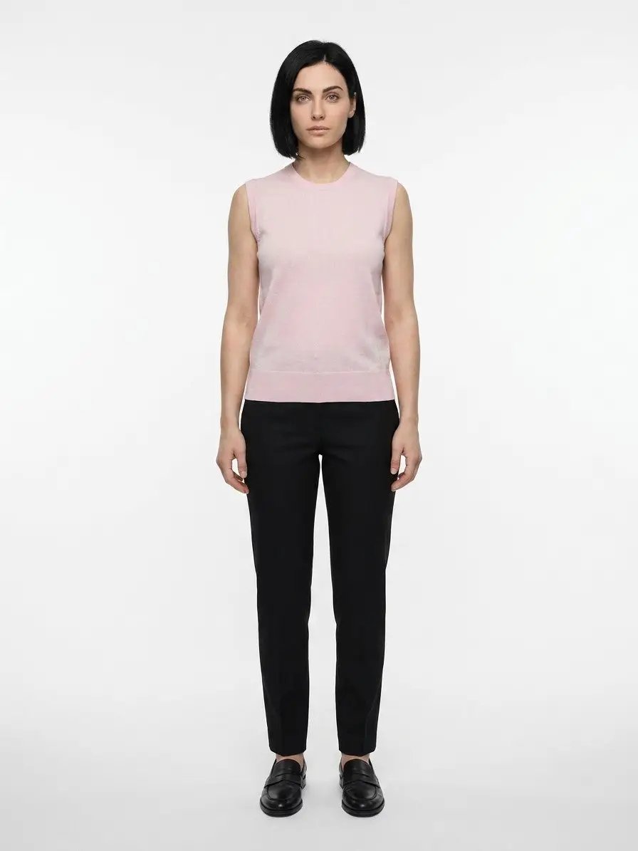 Dolce &amp; Gabbana Sample Sale | Dolce &amp; Gabbana Pink Silk Tank Tops - | Designer outlet