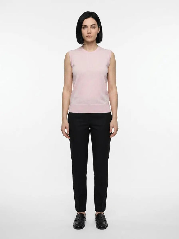 Dolce &amp; Gabbana Sample Sale | Dolce &amp; Gabbana Pink Silk Tank Tops - | Designer outlet