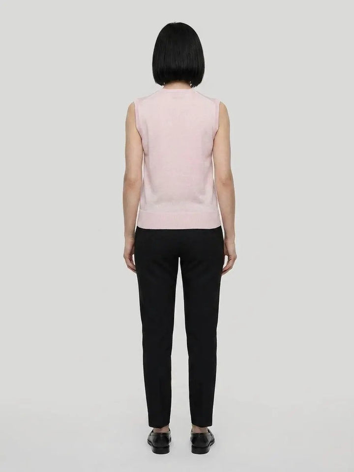 Dolce &amp; Gabbana Sample Sale | Dolce &amp; Gabbana Pink Silk Tank Tops - | Designer outlet